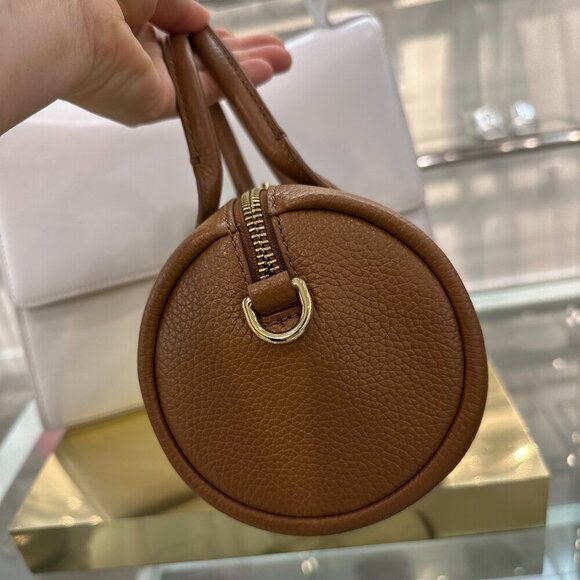 NWT!NEW!Marc Jacobs Mini Duffle Bag -Argan Oil Brown Pebble Leather Women - Picture 7 of 12